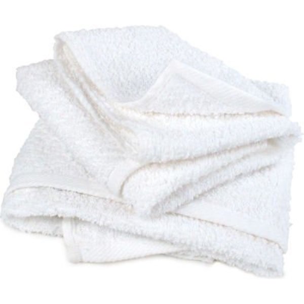 R & R Textile Mills Inc Pro-Clean Basics Sanitized Anti-Bacterial Terry Cloth Rags, White, 4 lbs. - 99801 99801